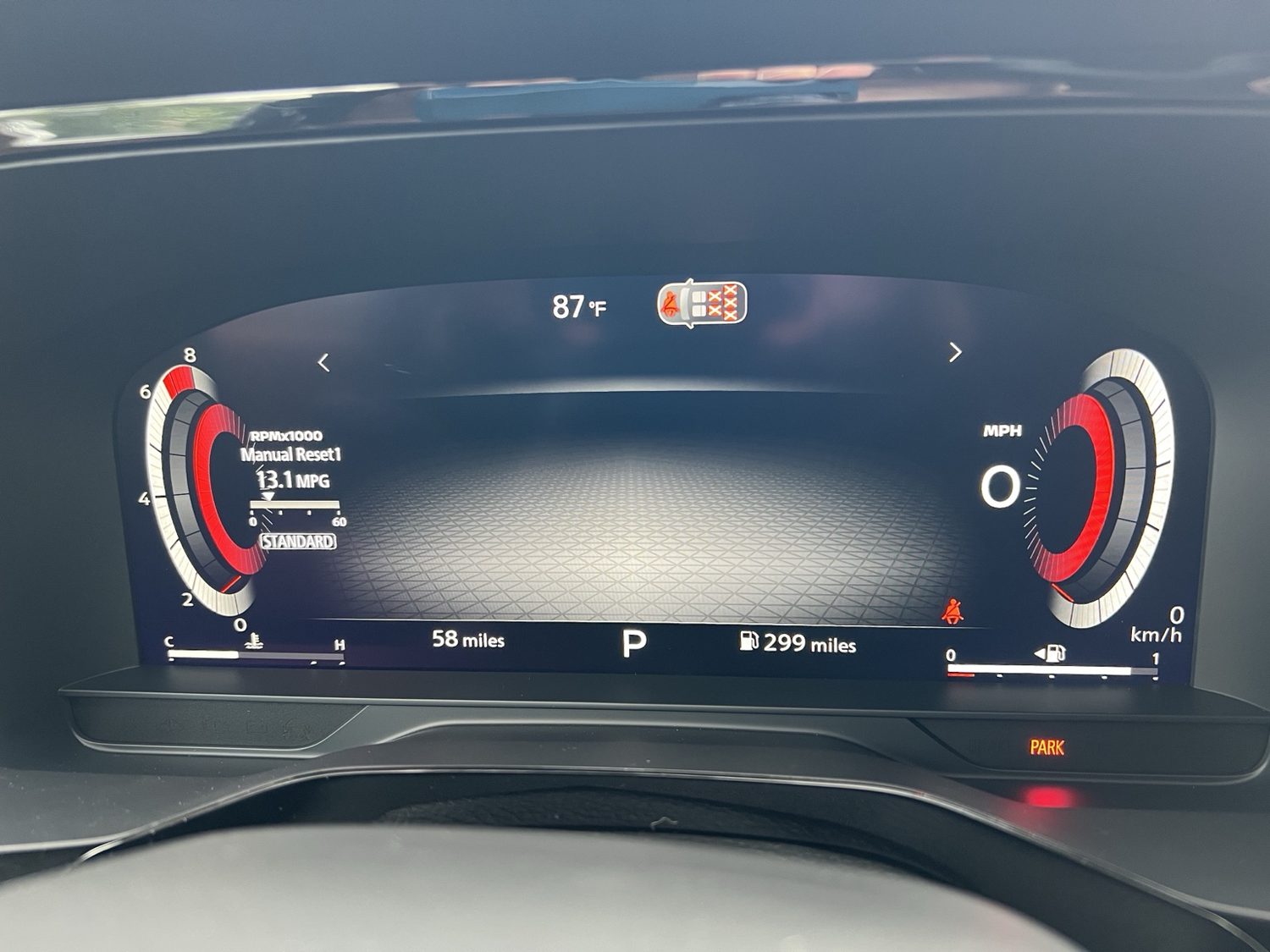 12.3-inch instrument cluster